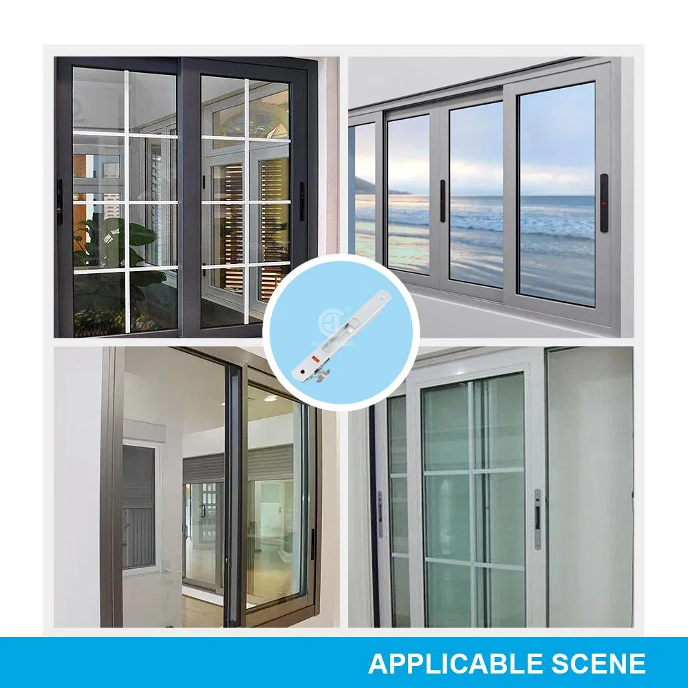 Aluminum Alloy Glass Window Push-Pull Gate Single-Side Hook Lock