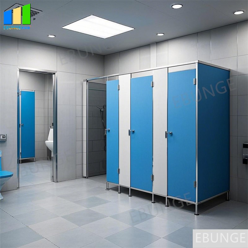 Waterproof Compact Laminated HPL Toilet Partition Cubicles