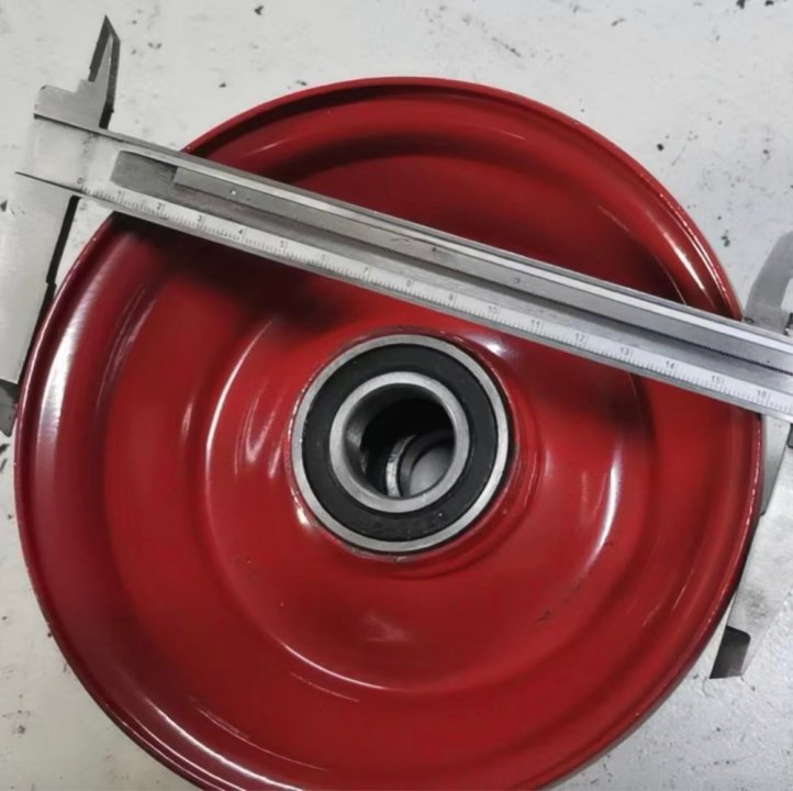 13X5.00-6 Бескамерный стальной обод 6X3.5" со ступицей и подшипником 1" Deep Groove для Австралии