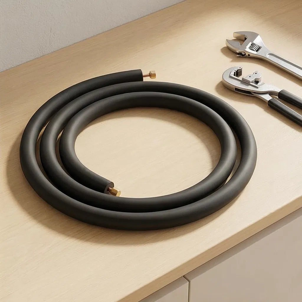 OEM Factory Low Price 1/4" 3/8" 1/2" 5/8" Air Conditioner 100% Copper Connection Pipe