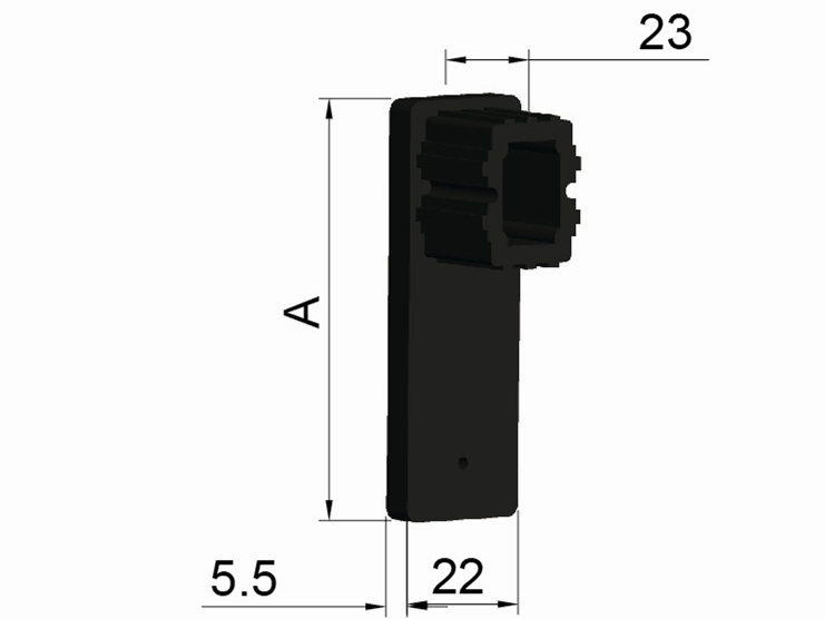 Brush Insert Plastic Stopper Locking Bolt