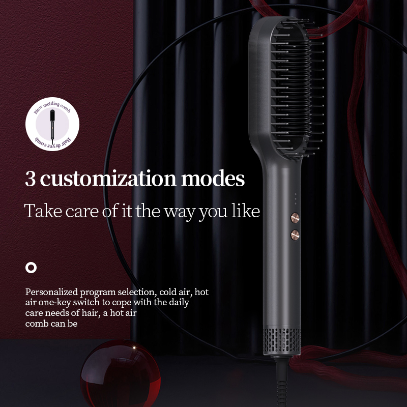 High-Speed Airflow Does Not Hurt The Heat, Wind Straightening Comb, Hair Salon Is a Must-Have
