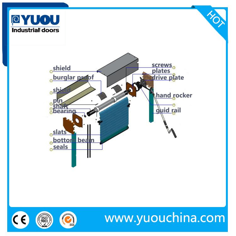 Aluminum Alloy Foam Slats Roller Shutter