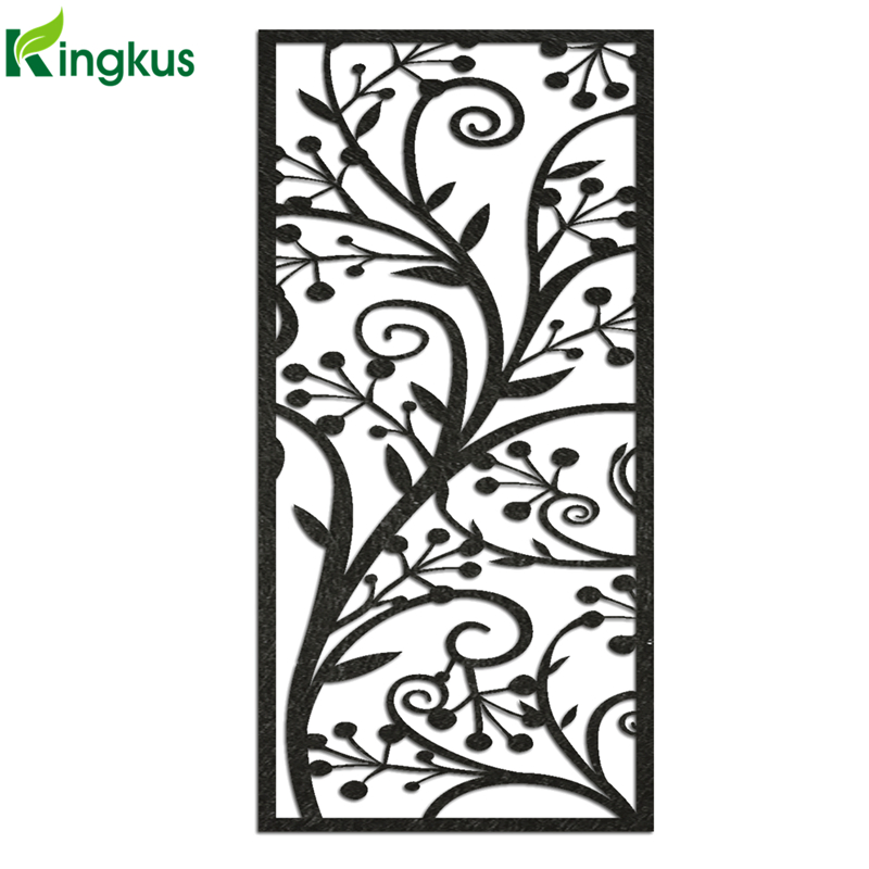 Hollowing-out Eco-Friendly Office Decor Polyester Fiber Partition Screen