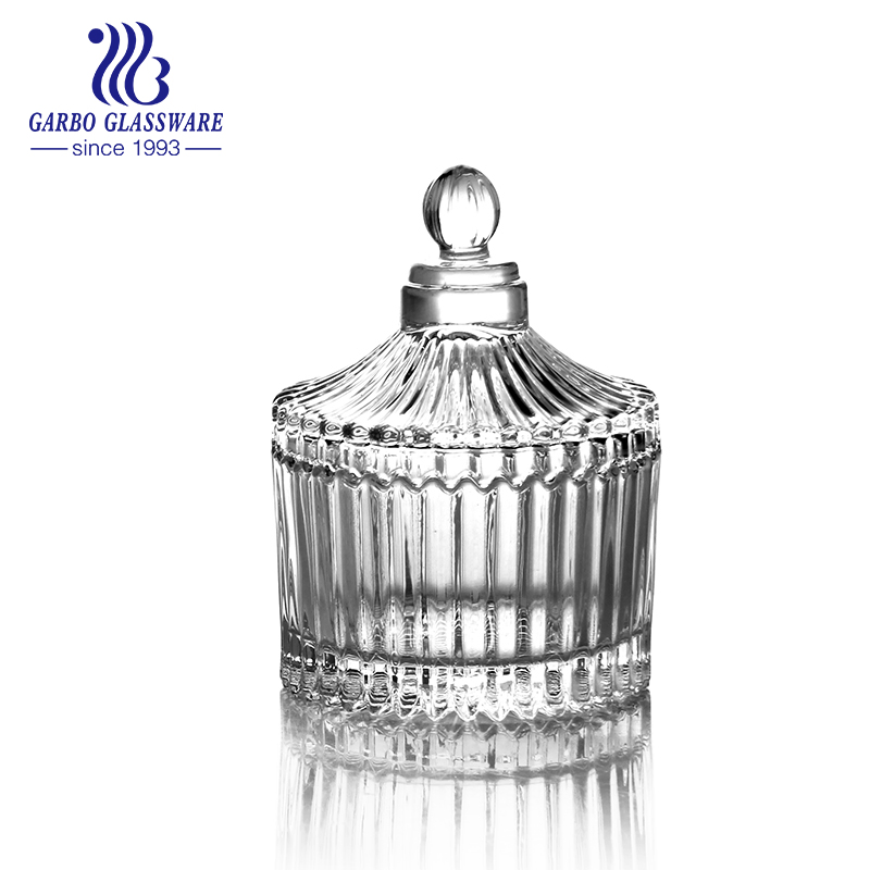 Wholesale Crystal Glass Candy Pot for Wedding Decoration