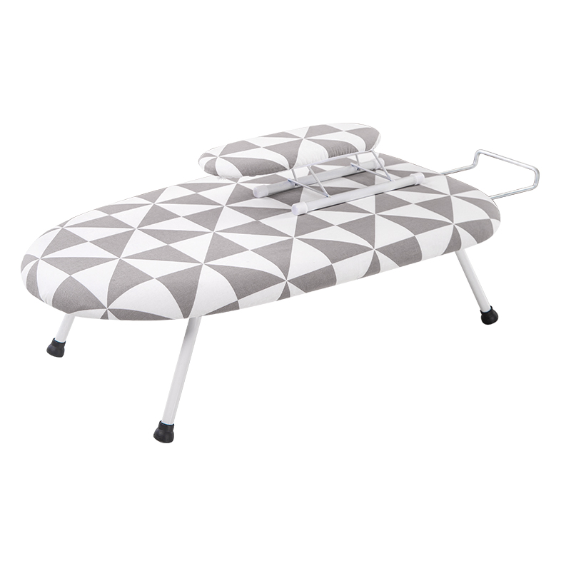 Quality Standing Type Mini Tabletop Ironing Board Small Iron Board with Heat Resistant Cover and 100% Cotton Cover Ironing Board