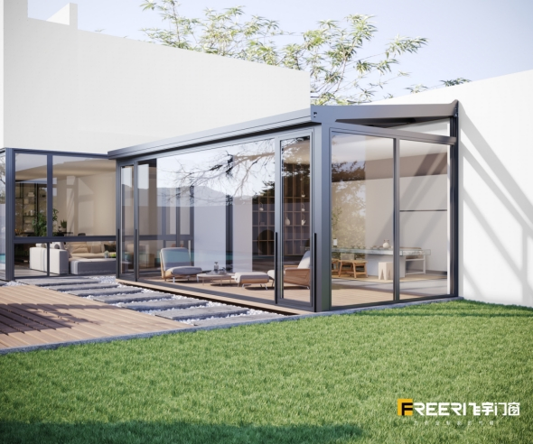 Customizable Easy Install Weatherproof Sound Absorbing Clear Modern Insulation Glass Sunrooms