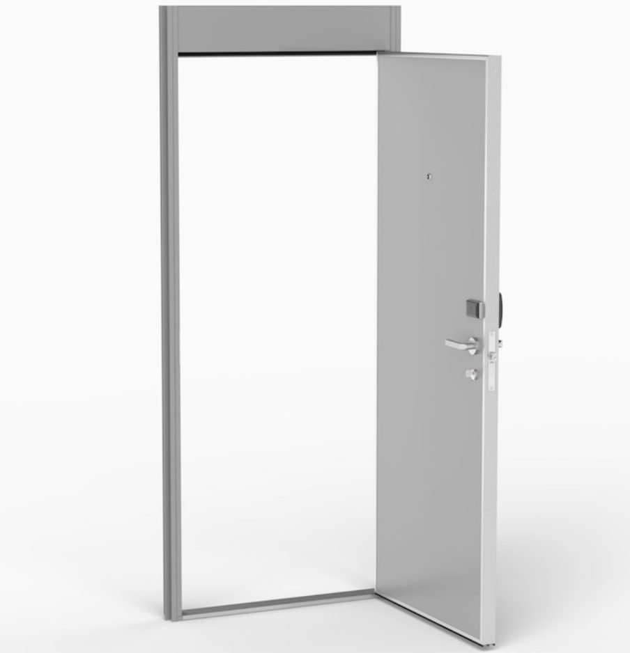 Premium Fire-Rated Steel Door for Grocery Store Safety