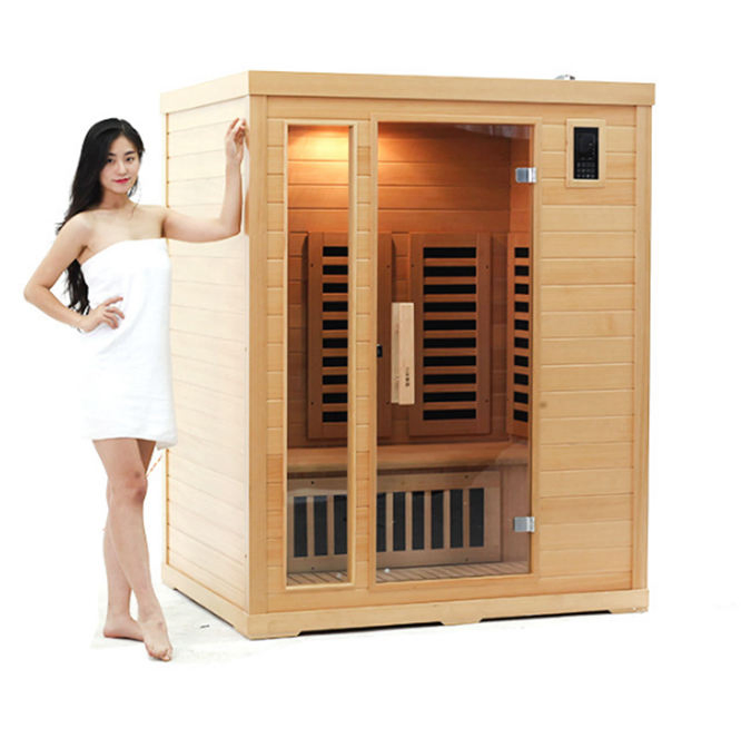 Инфракрасная сауна из канадской тсуги на 1-4 человек