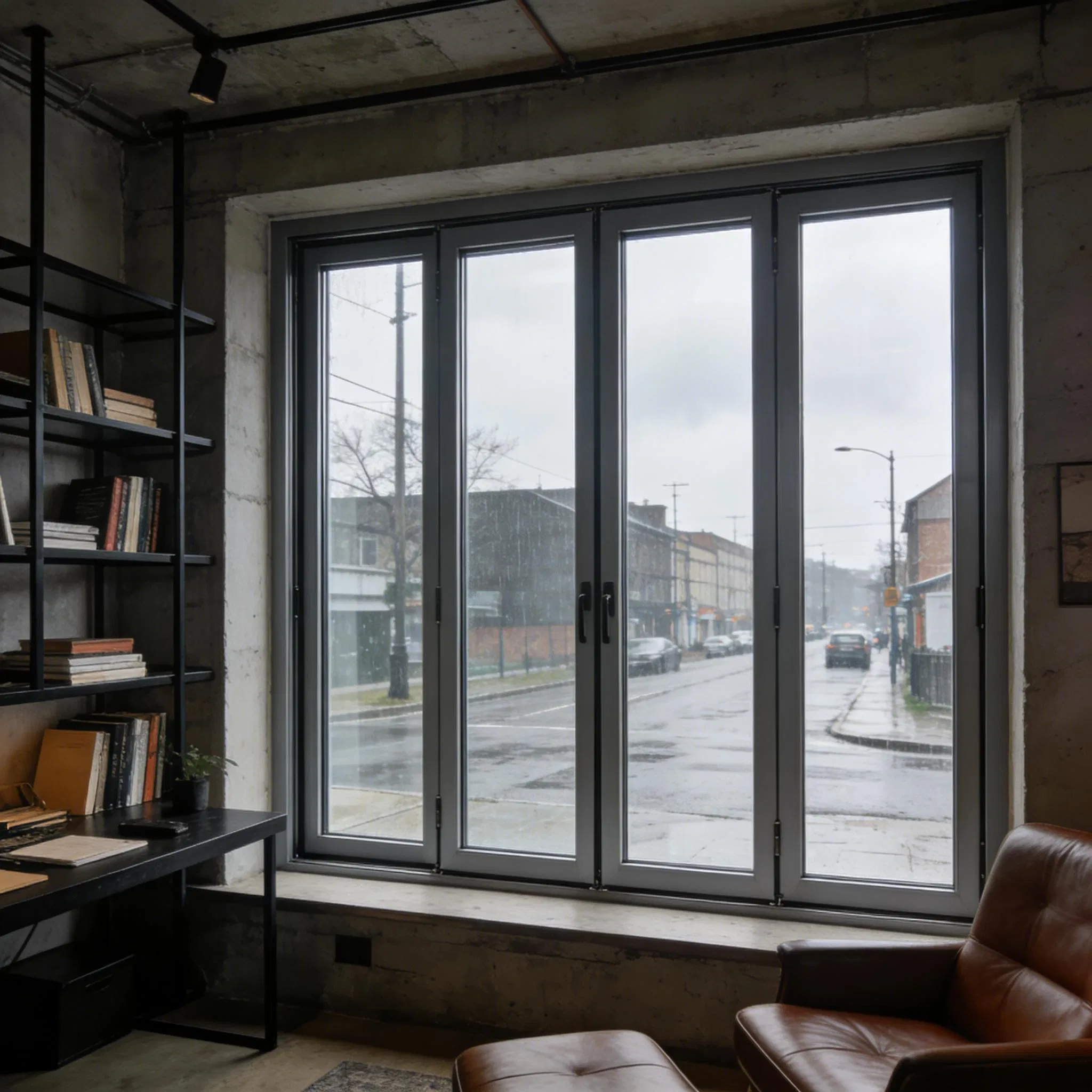 Modern Folding Window Design for Stylish Living Areas