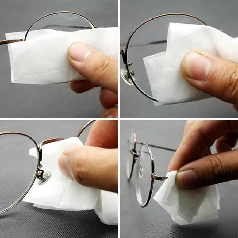 Lens Cleaning Wipes Quick Dry