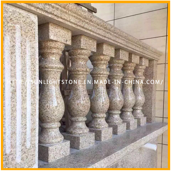 Guangxi White Marble Stone Baluster for Indoor and Outdoor Stair
