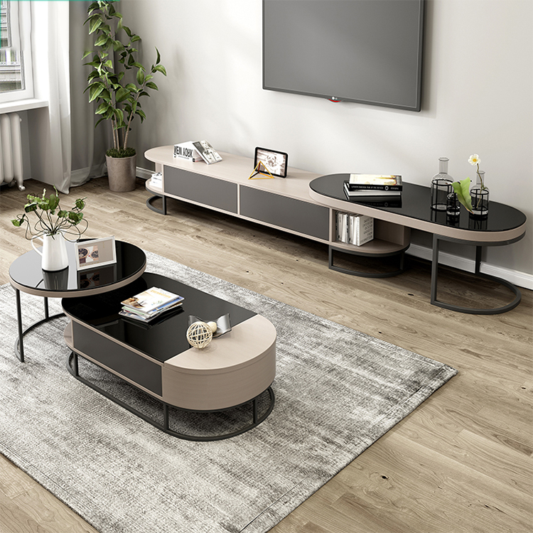 Комплект мебели для гостиной тумба под ТВ регулируемая столик