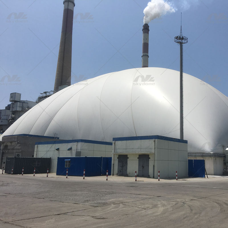 Inflatable Air Membrane Dome Storage for Industrial Use