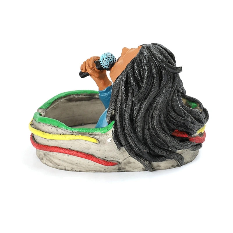 Jiju 402s New Design Man Hot Sale Smoking Cartoon Resin Ashtray