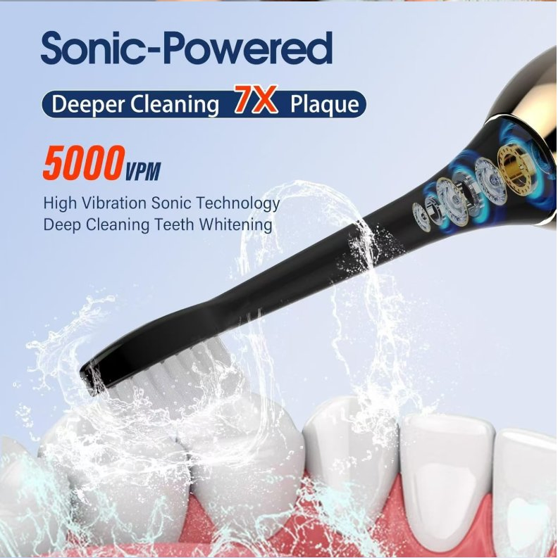 Deep Cleaning Ultrasonic Toothbrush for Superior Oral Care