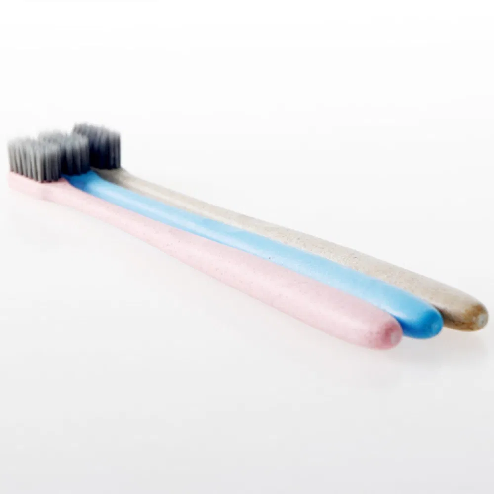 Disposable Wheat Straw Toothbrush with Hotel Amenities for Guest Room