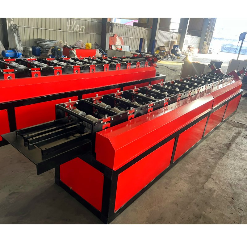 High Speed Colour Steel Stud Light Fully Automatic Keel Roll Forming Making Machine with Punching Device