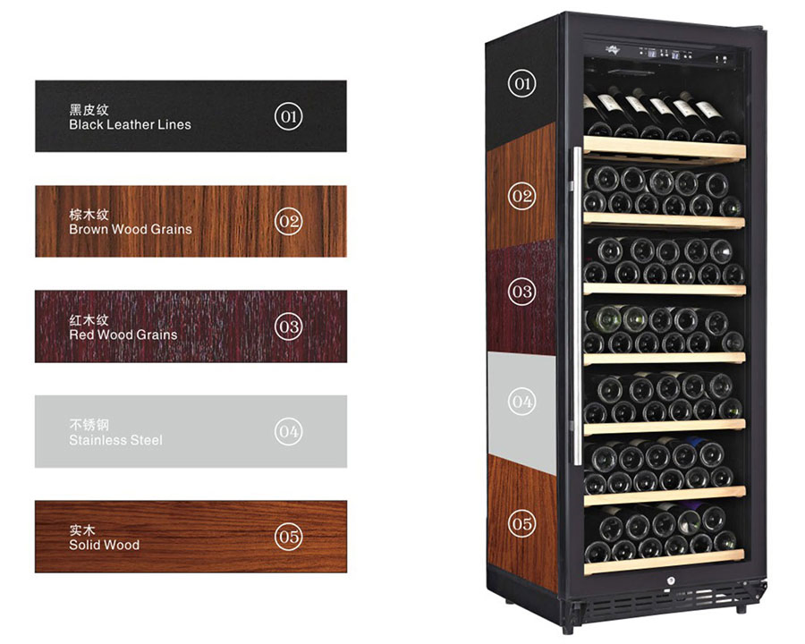 Customized High End Wine Cooler for Australia Asia European Standard