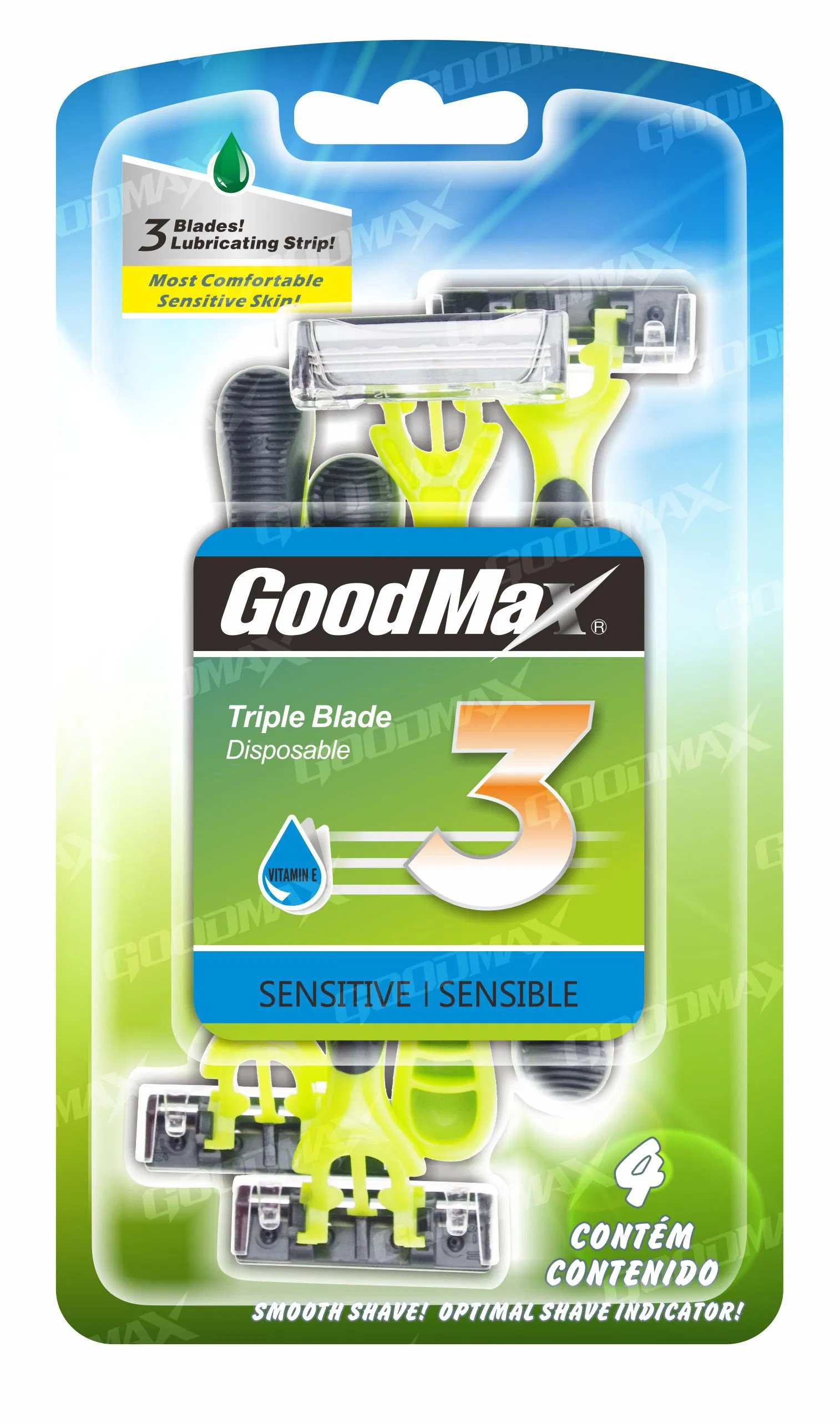 Three Blade Disposable Razor Blade Material From Sweden