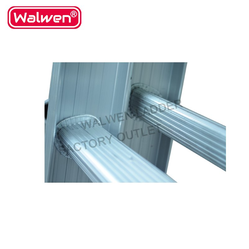 Long Single Straight Step Ladder Aluminum Trolley Step Ladder with Reasonable Price