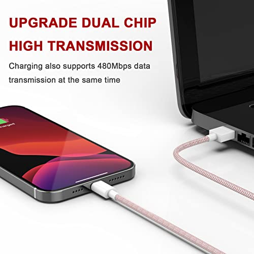 Нейлоновый кабель Lightning/USB-C для iPhone
