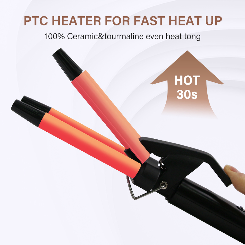 New Upgraded Hair Beauty Tool Care Product Private Label 3 Barrel Curling Iron Hair Curler for Salon & Home