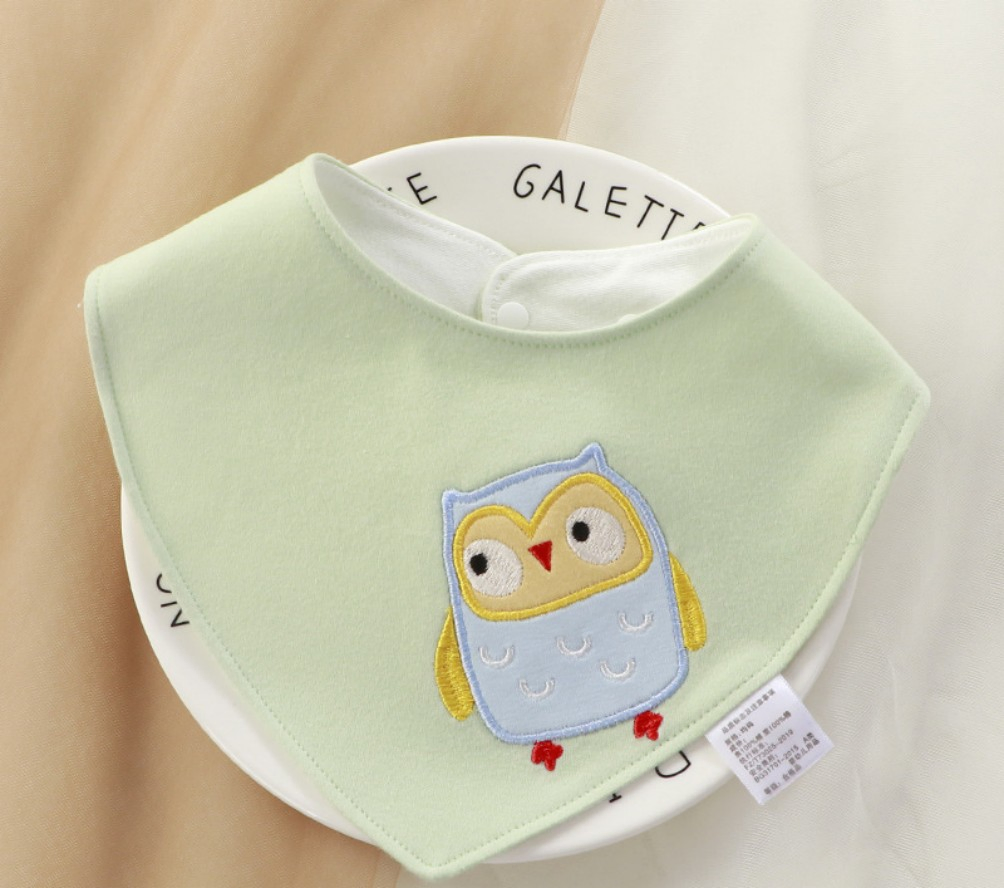 Wholesale Infant Cotton Lightweight and Absorbent Coveralls Home Care Baby Bib