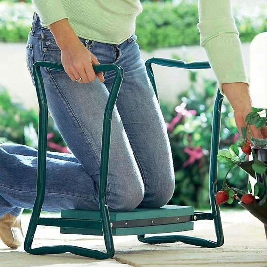 Foldable Garden Kneeling Pad Chair Bench Seat Stool Garden Kneeler