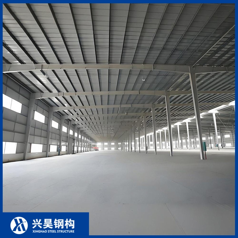 Customized Metal Prefab Prefabricated House Modular Building Steel Construction Structure for Warehouse Garage Station Stadium and Industrial Workshops
