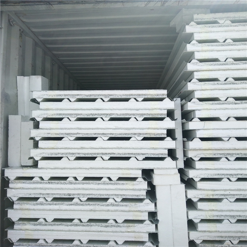 High Strength SIP Panel Waterproof Fireproof PU/PUR/PIR/EPS/Rock Wool/Polyurethane/Glasswool Sandwich Board for Steel Structure Wall/Roof/Ceiling