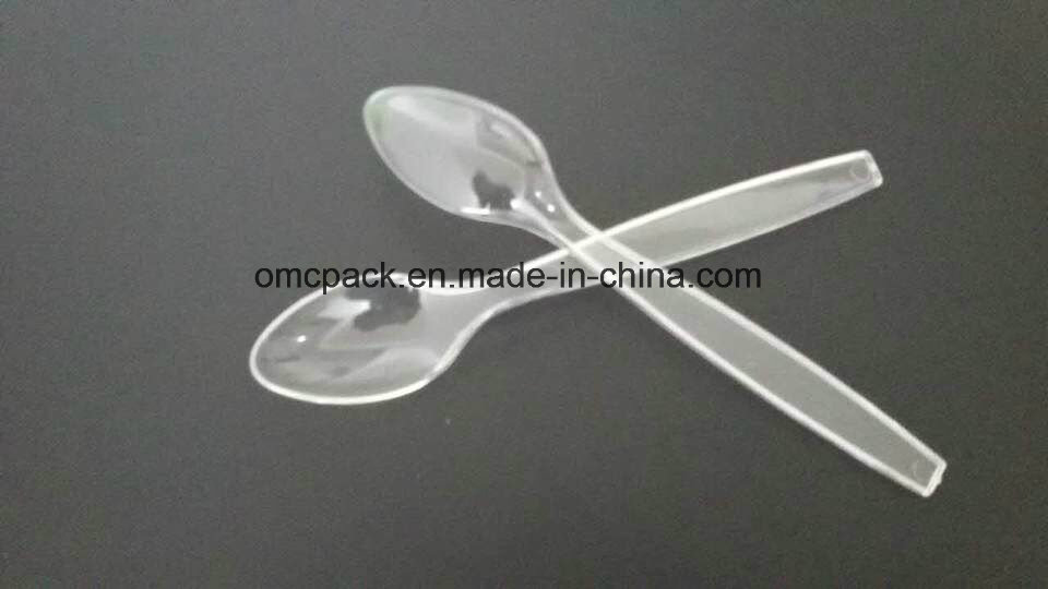 Transparent PS Plastic Spoon for Tableware