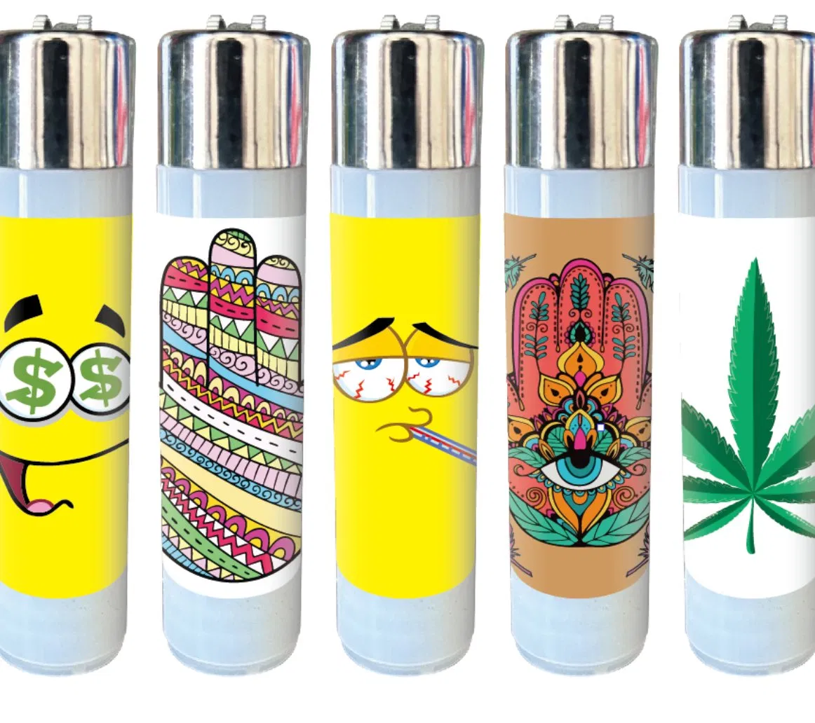 Durable Windproof Gas Smoking Lighter for Holiday Gift