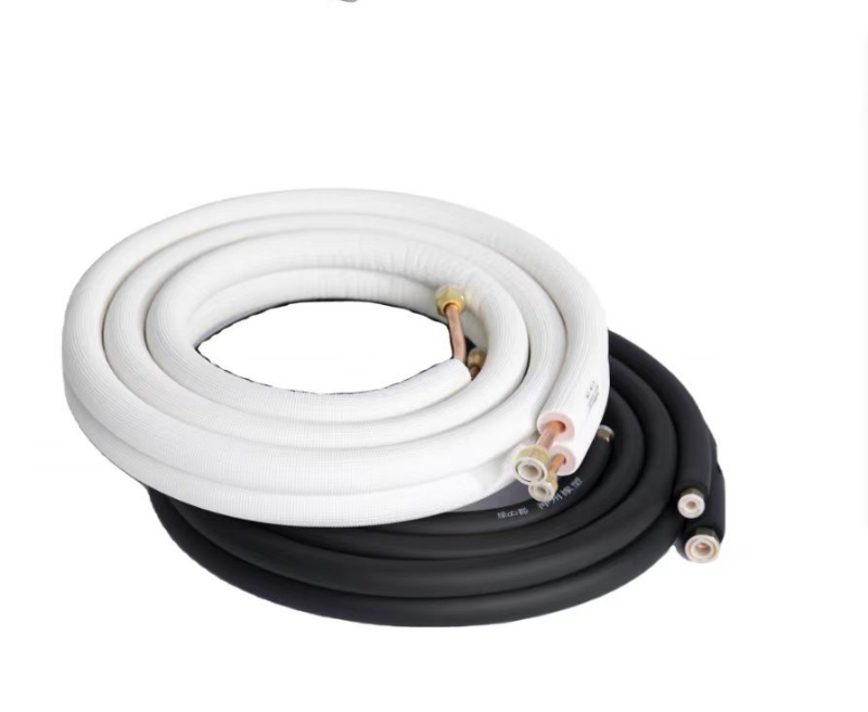 Single Air Conditioner Copper Pipe 3/8 PE Insulation Copper Tube