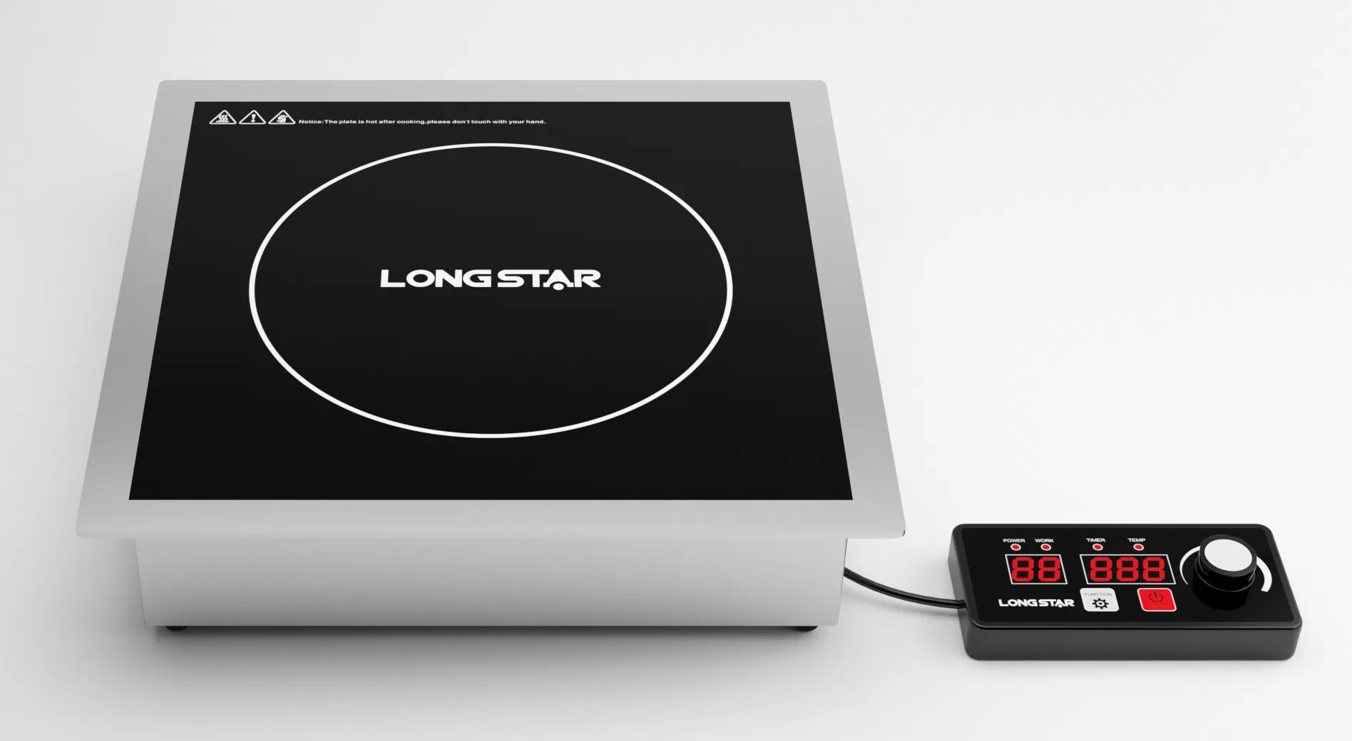 Commercial Electric Cooktop Ss Housing with Cooling Fans