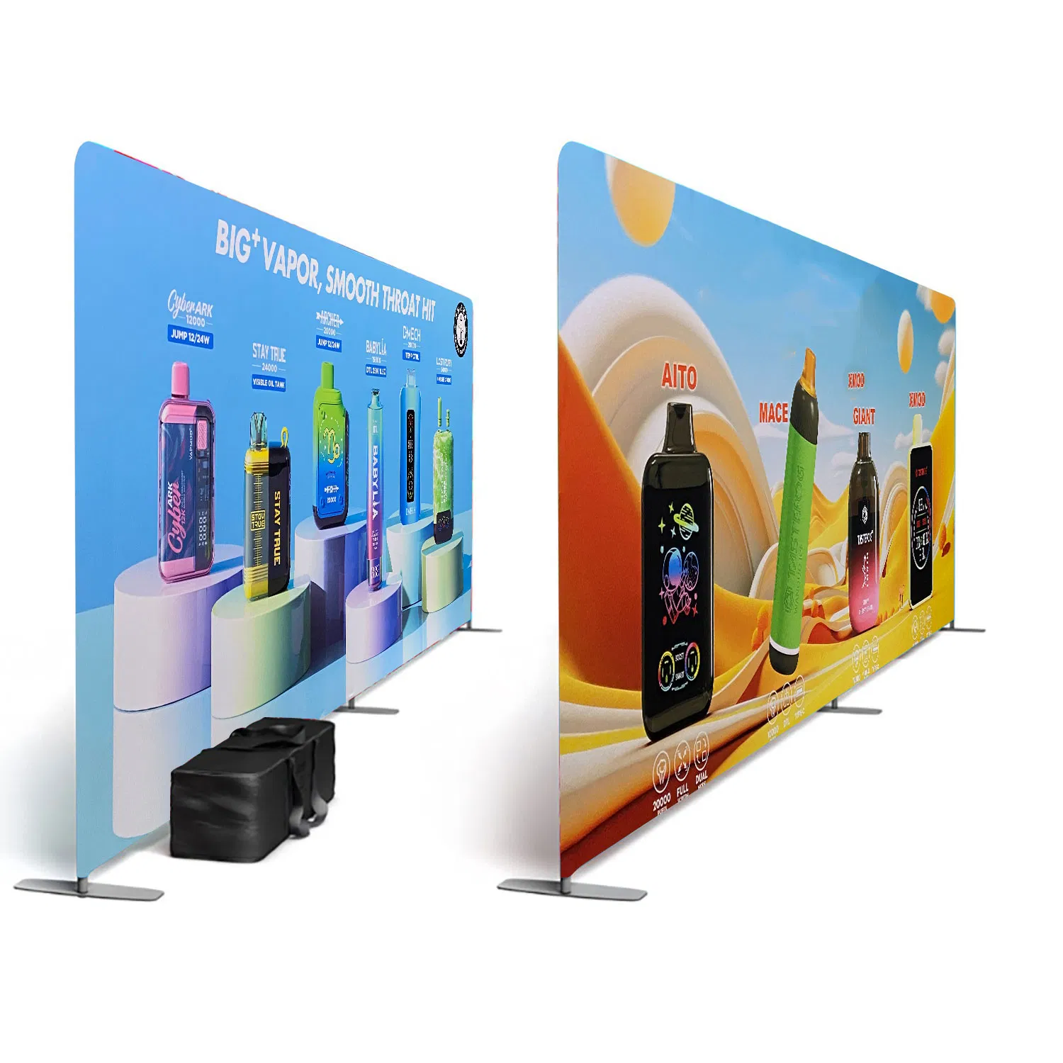 Portable Profile Aluminum Tube Banner Custom Print Exhibition Equipment Display Stands
