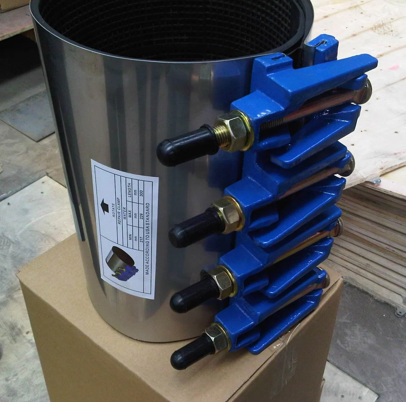 Double Band/Single Band Full SS304/201 All Stainless Steel Repair Clamp