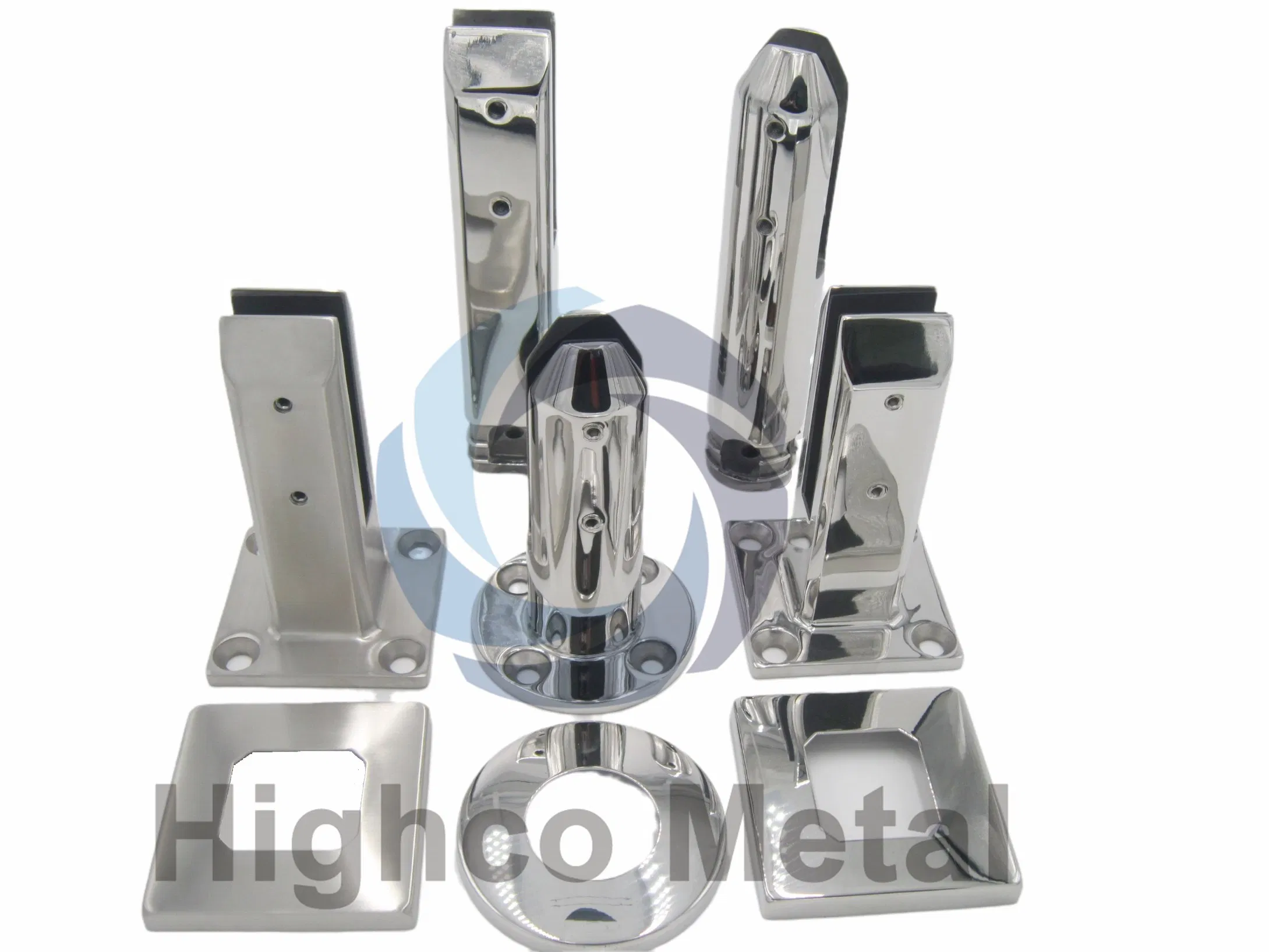 12-15mm Glass Railing Balustrade Frameless Fencing Clamp Spigots