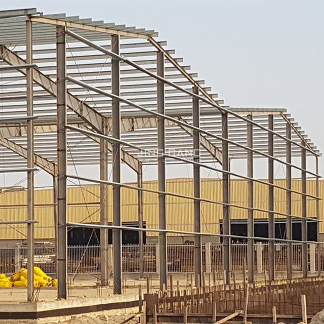 Galvanized Prefab Q235 Q355 H Section Steel Structure Metal Construction Building for Warehouse