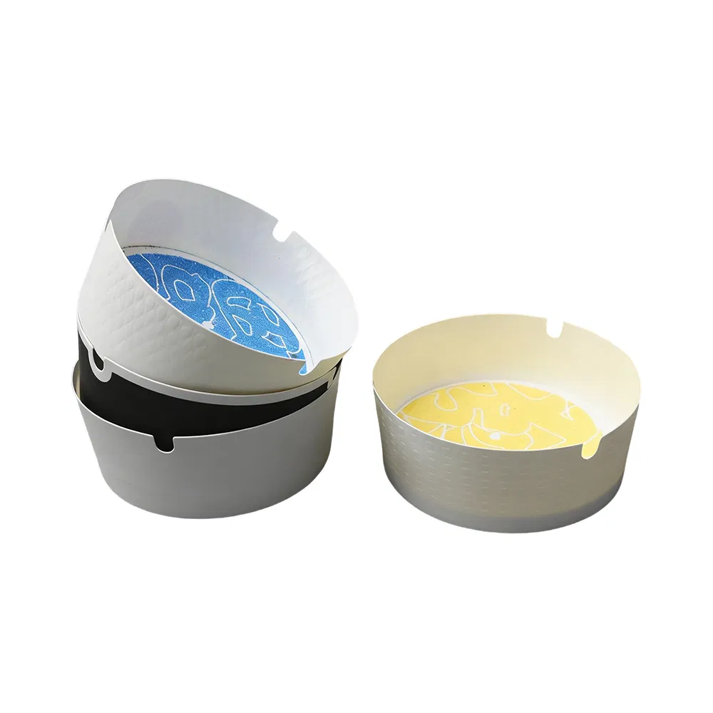 Customizable Environmentally Friendly Home Hotel Restaurant 90*35mm Paper Ashtrays Disposable Foam Ashtray