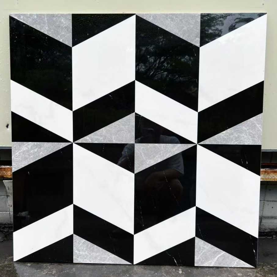 Керамическая плитка с узором 300x300, 600x600 для пола и стен