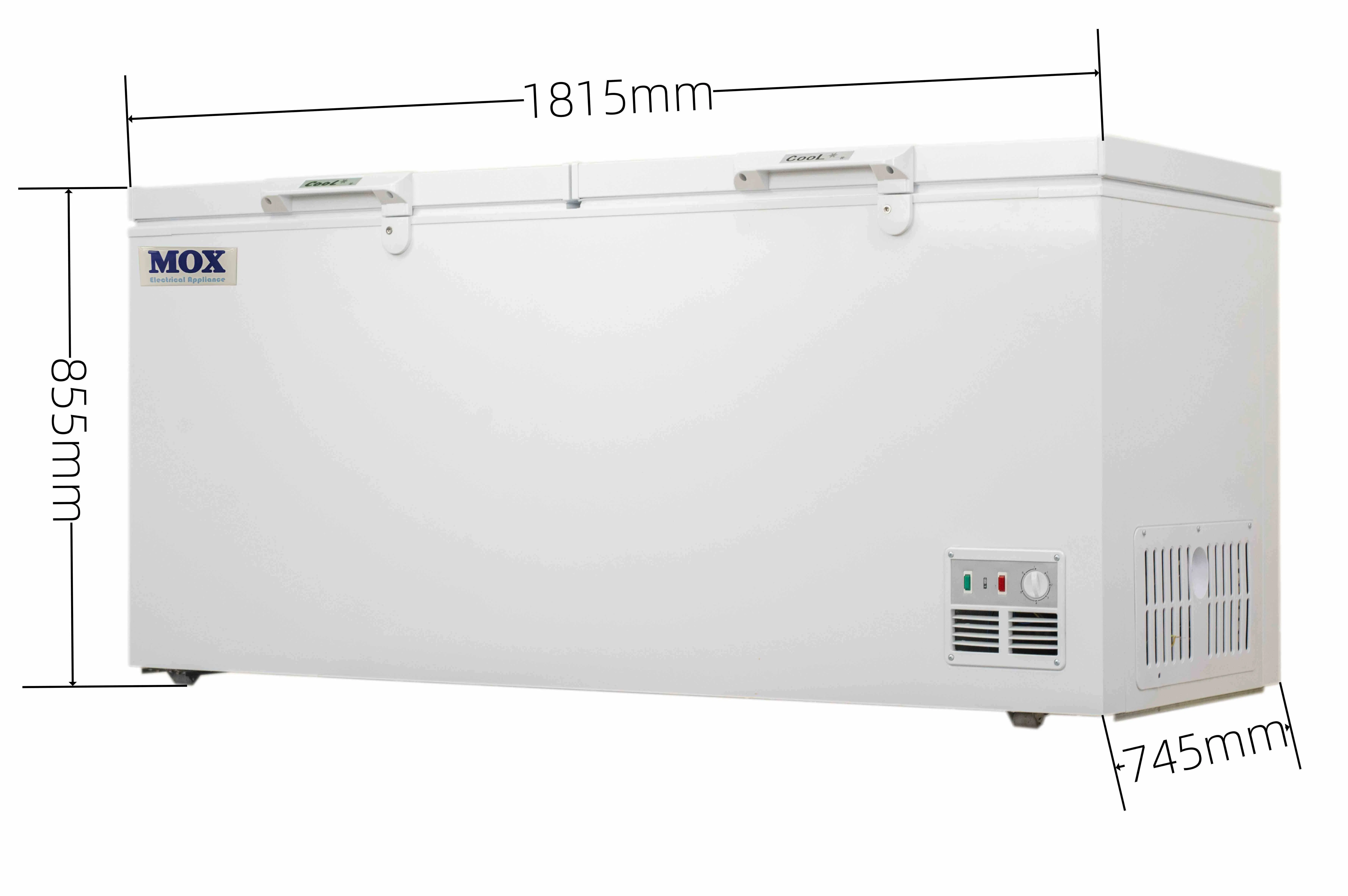 Морозильный ларь BD-651 605 л, 2 двери, -18°C