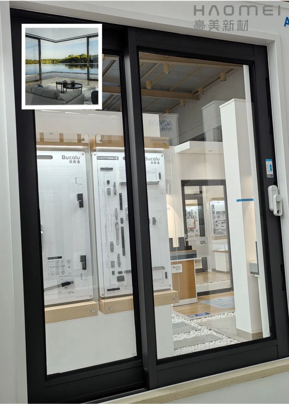 Sliding Windows of Curtain Wall for Office Building with Tempered Glass