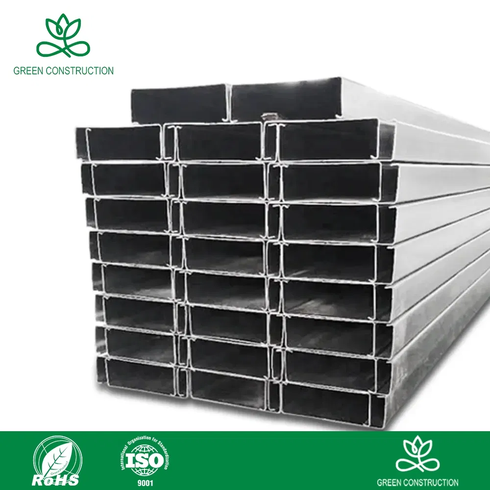 Green Construction Ceiling Channel Distributor Galvanized Anti-Corrosion Galvanized C Purlin for Scaffolding Beam for Temporary Buildings