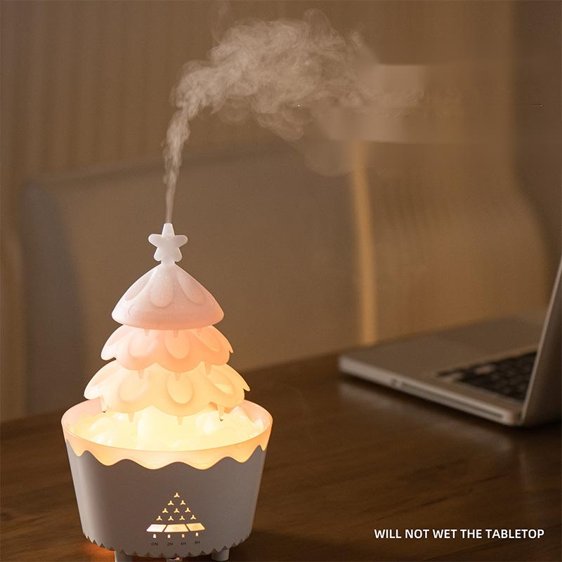 OEM Rotating Umbrella Diffuser 300ml Essential Oil Mist Diffusers for Essential Oils Ultrasonic Oil Diffuser with 7 Colors Light