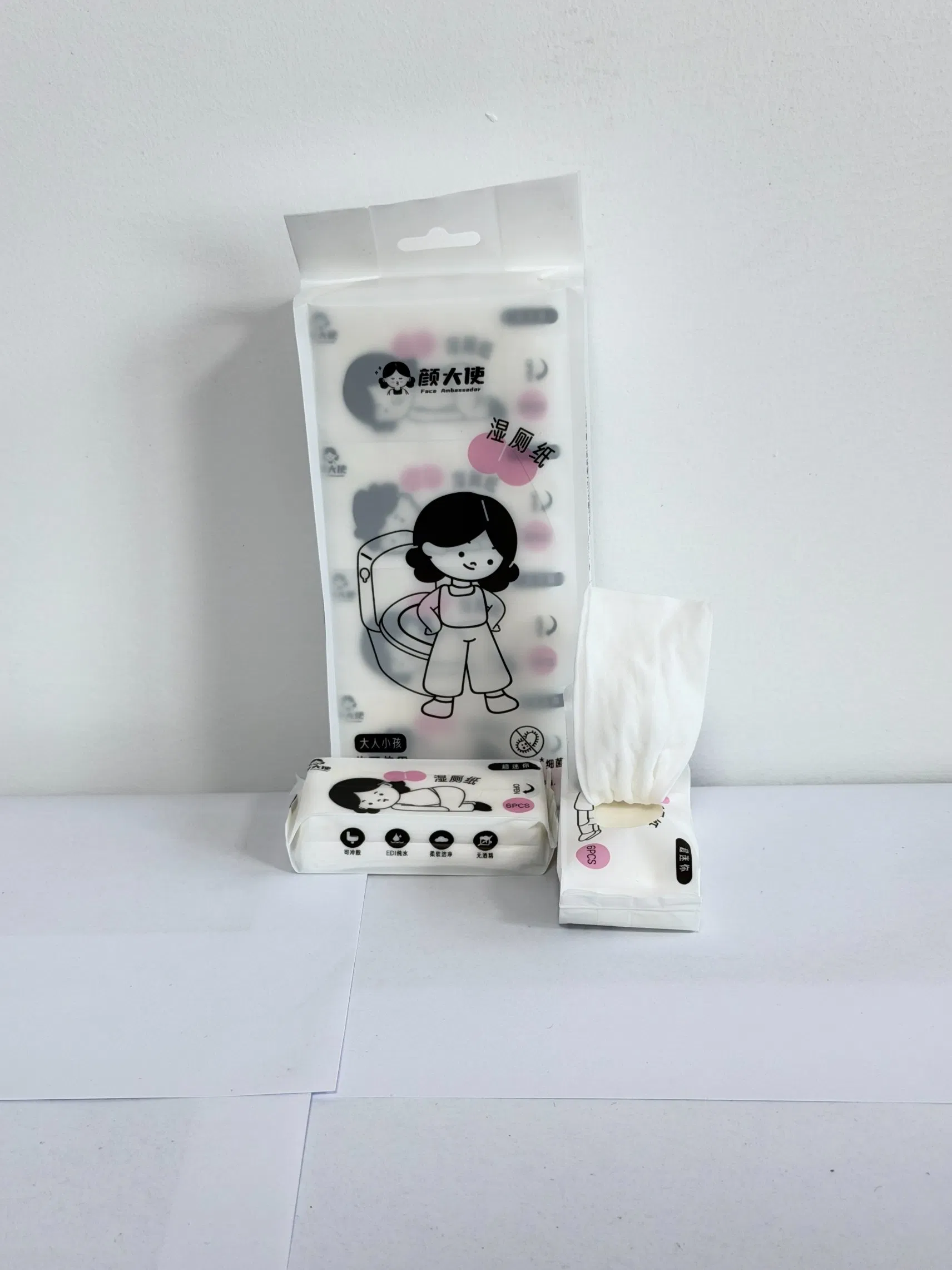 Alcohol Free Wet Toilet Paper Gentle Skin Care Wipes