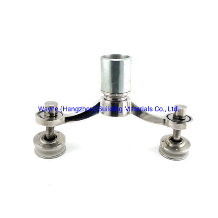 200mm Stainless Steel Glass Spider with 2 Arms 180° ; Glass Fitting Hardware, Point-Fixed Curtain Wall Hardware with High Quality and Best Price