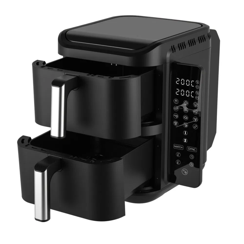 Stylish Fast Response 11L Customizable Double-Stack New Air Fryer for Weekend Feast