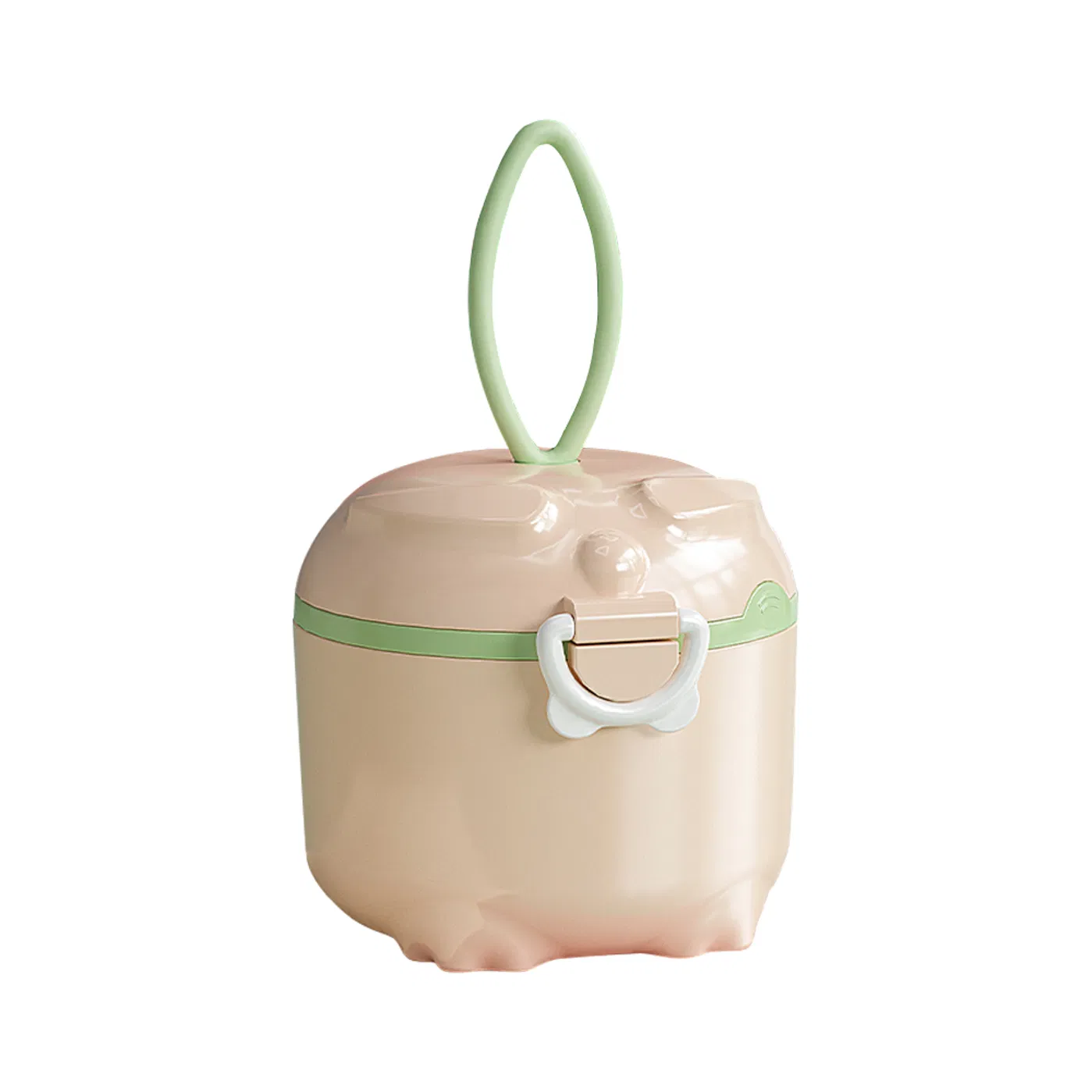 Portable 270g Milk Powder Container and Dispenser Set for Baby Formula for 0-12 Months Manual Type