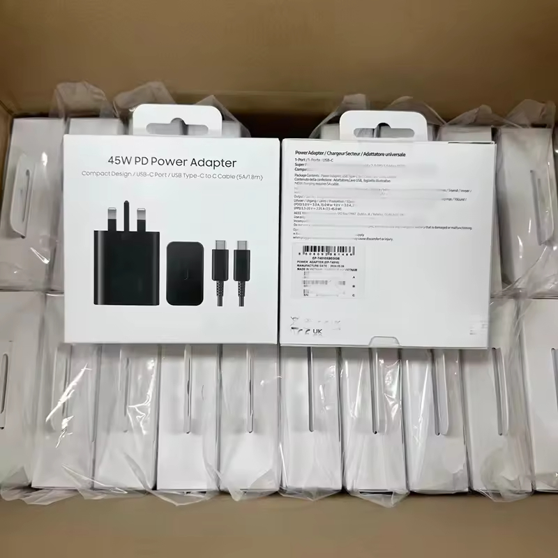 Original Quality Ept4510 45W Adapter Charger Type C Wall Charge USB-C Super Fast Charger for Samsung Galaxy S24 S22 S23 Ultra